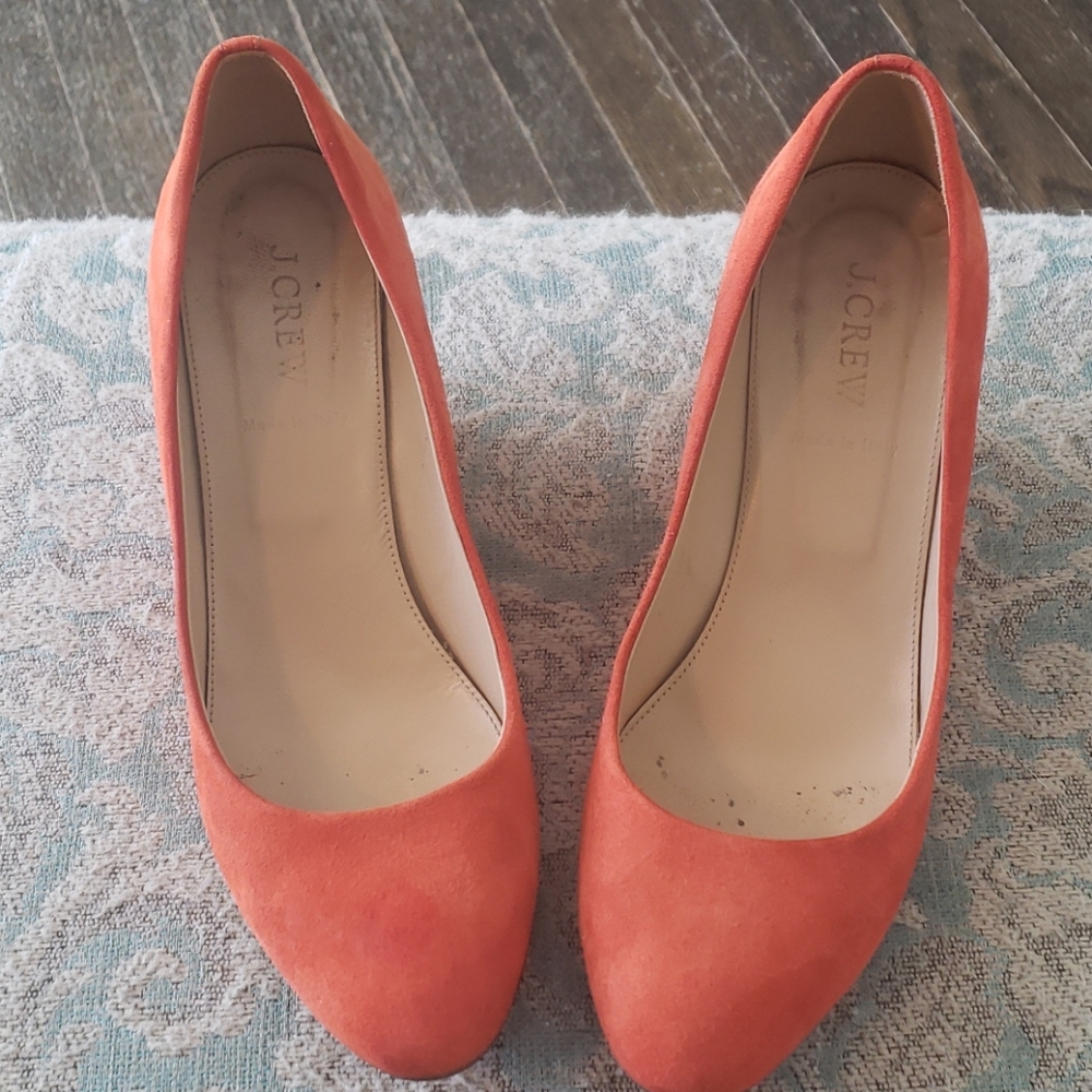 J. Crew suede wedges